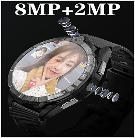 UMCP LEM16 akıllı saat Erkekler 8 Çekirdekli 6G 128G Smartwatch 2022 Android 11 GPS SIM Kart WiFi 8MP Kamera 900mAh