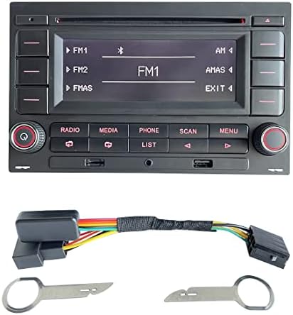 RCN210 Araba Radyo Stereo CD Çalar Dahili Bluetooth USB MP3 AUX SD VW Polo için 9N Golf R32 Jetta MK4 Passat B5 31G035185