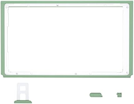 eXtremeRate toz yeşil çay Renkli Sınır Ekran Koruyucu + Yedek Kabuk Ön Çerçeve ile Nintendo Anahtarı Konsolu için