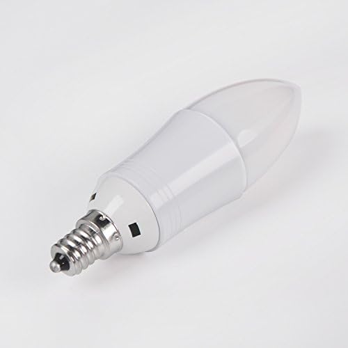 YİİZON E12 LED Mum ampuller 12 W 1200LM 100 W Akkor Ampuller (E12-Daylight Beyaz 6500 K-4 ADET)