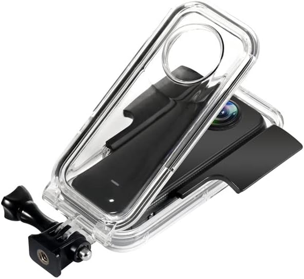 Sualtı Konut Case Insta360 X3 Kamera, Çift Kilit Dalış Koruyucu Kabuk Su Geçirmez 30m/98ft Braketi Dağı ile Aksesuarları