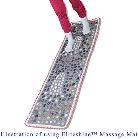 EliteShine Refleksoloji Acupressure Ayak masaj matı Sağlık Yoga Mat Kaymaz Paspas