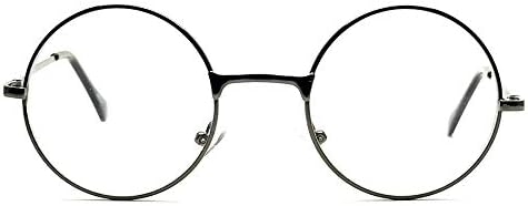 Yuvarlak Oval Daire Şekli Metal okuma gözlüğü Güneş Okuyucular (3 PAKET) Erkekler Kadınlar için
