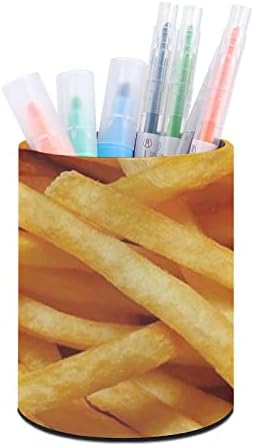 Patates Kızartması Baskılı kalemlik kalem Bardak masa düzenleyici makyaj fırçası Tutucu Bardak Ev Sınıfı Ofis için
