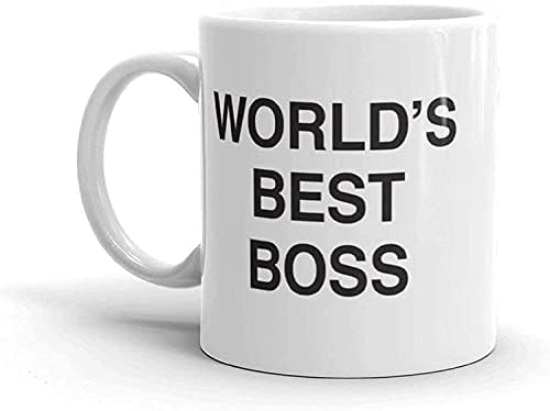 Deoqash The Office-Dünyanın En iyi Patron Kupası, Dunder Mifflin Seramik Kupa-Patronlar, İş Arkadaşları veya Arkadaşlar