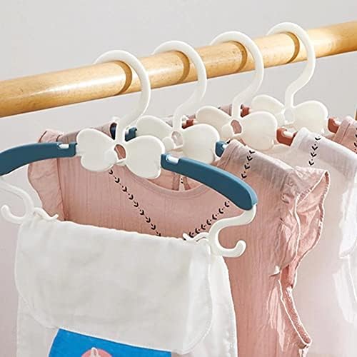 DOUBAO 10 Adet Askı Geri Çekilebilir PP Bebek Elbise Askısı Aile Kullanımı için (Renk: D, Boyut: 28cm x 17cm)