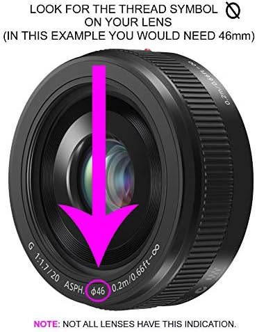 panasonic LUMİX GX8 (55mm) için 10x Yüksek Çözünürlüklü 2 Elemanlı Yakın Çekim (Makro)Lens