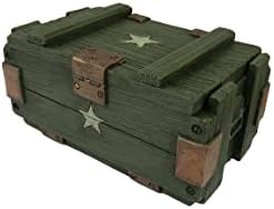 DWK Askeri Cephane Sandık Biblo Kutusu l Küçük Ordu Hatıra Göğüs 6 inç