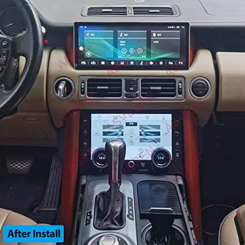 ASVEGEN 12.3 İnç Dokunmatik Dikey Ekran Android 10.0 Araba Stereo GPS Navigasyon Land Rover Range Rover Vogue için