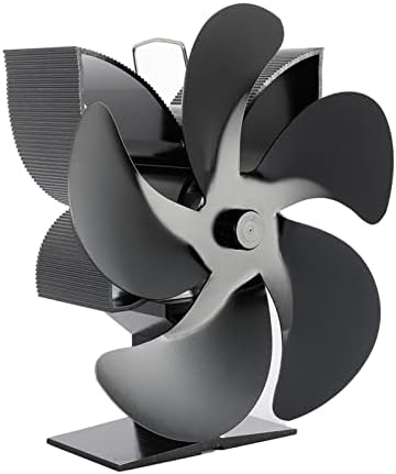 XFADR SRLIWHITE termal güç şömine ısıtıcı beş bıçakları şömine ısıtma fanı verimli havalı ısıtıcı düşük gürültü Fan