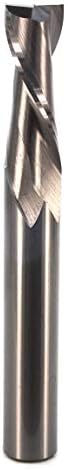 Whiteside Freze Uçları LU4100 Sol El Spiral Bit Yukarı Kesim Katı Karbür 3/8 İnç Kesme Çapı ve 1 İnç Kesme Uzunluğu