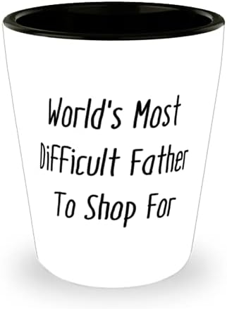 Babamı Seviyorum, Dünyanın Alışveriş Yapması En Zor Babası, Kızından Baba için Motivasyonel Shot Bardağı