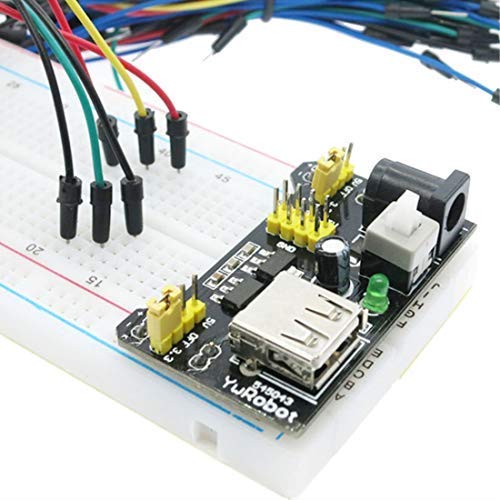 RGBZONE 130 adet Lehimsiz Esnek Breadboard aktarma kabloları Erkek Arduino Breadboard ve Robotik ve Ahududu