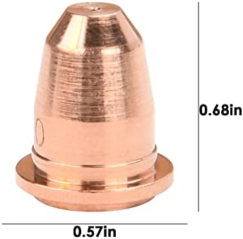 ARCFONY 23 ADET IPT-53 Plazma Kesme Meşale Sarf Malzemeleri, Ucu Elektrot Kalkanı Kapağı Girdap Halka Stand Off