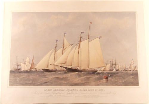 1870 Anglo-Amerikan Atlantik yat yarışı. Ayın 4'ünde Queenstown'dan New York'a giden Dauntless ve Cambria Yatlarının