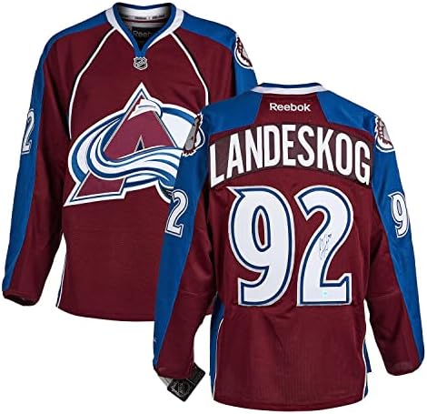 Gabriel Landeskog Colorado Avalanche İmzalı Çaylak Reebok Forması-İmzalı NHL Formaları
