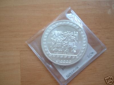 Meksika 10000 Peso 1992, 5 oz saf gümüş güzel!