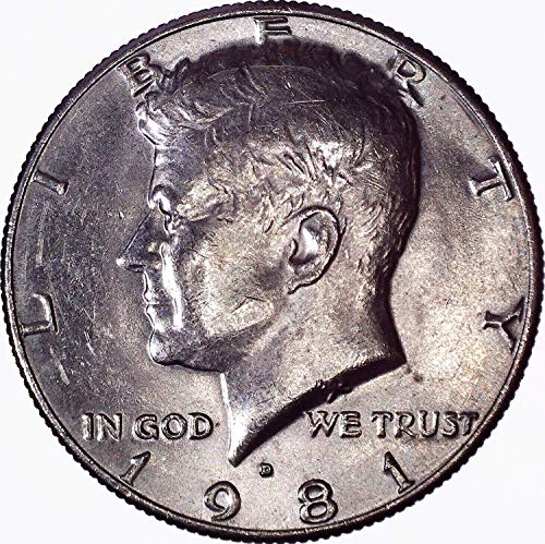 1981 D Kennedy Yarım Dolar 50C Dolaşımsız Hakkında
