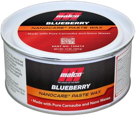 Malco Nano Care Blueberry Paste Wax-Fiberglas, Jel Kaplama ve Boyalı Araç Kaplamalarında Kullanım için Yüksek Parlaklıkta