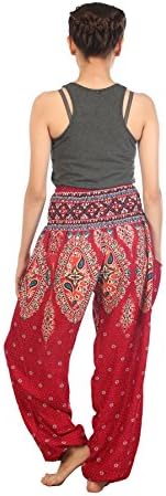 LOFBAZ harem pantolon Kadınlar için Yoga Boho Hippi Giyim Bayan Palazzo Bohemian Pijama Plaj Hint Çingene Genie Elbise