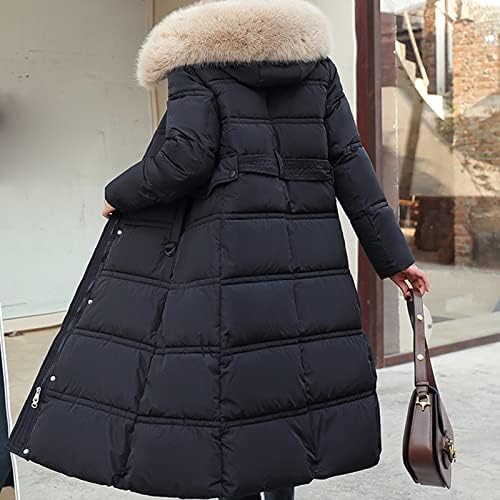 Moda Kirpi Ceketler kadın Uzun Aşağı Palto Kış Sıcak Katı peluş Kap Yaka Uzun Kollu Ince Giyim Parka