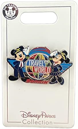 Disney Pin-Mickey ve Minnie Mouse - Dünyayı Dolaşın-Uçun'