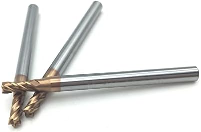 Karbür freze kesicisi 4 bıçaklı HRC55 karbür ucu frezeleri Alaşımlı Kaplamalı Tungsten Çelik Frezeler CNC işleme Frezeleri