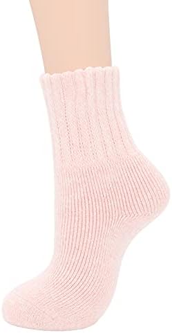 Zando Rahat Çorap sıcak tutan çoraplar Yün Çorap Kadınlar için Sevimli Çorap Kadınlar için Çizme Ekip Çorap Uzun Kalın