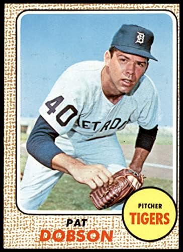1968 Topps 22 Pat Dobson Detroit Kaplanları (Beyzbol Kartı) VG Kaplanları