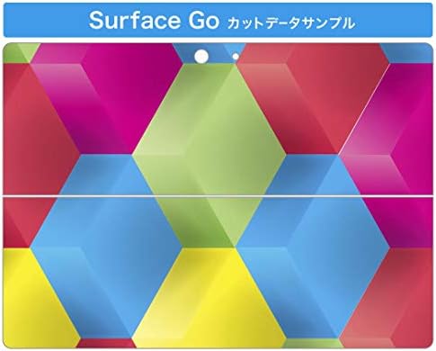 microsoft Surface ıçin ıgstıcker Çıkartması Kapak Go/Go 2 Ultra Ince Koruyucu Vücut Sticker Skins 000462 Eşkenar Dörtgen
