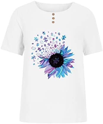 Bayan Grafik Tshirt Yaz Sonbahar Kısa Kollu 2023 Giyim Moda Ekip Boyun Keten pamuklu bluz Gömlek Kızlar için F0 F0