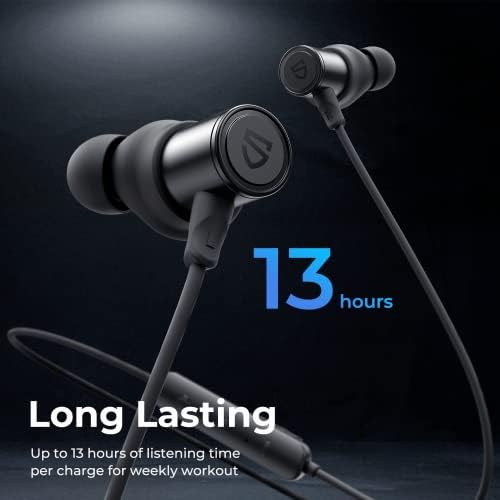 SoundPEATS Q30 HD Bluetooth Kulaklıklar kulak Stereo Kablosuz 5.0 Manyetik Kulaklık IPX6 Sweatproof Spor için mikrofonlu