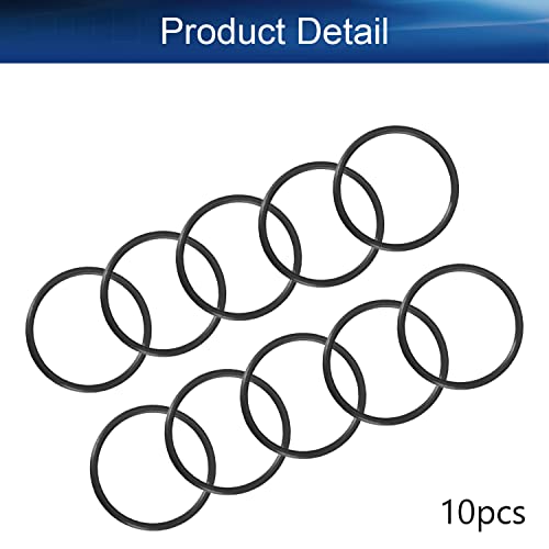 Bettomshın 10 Adet Nitril Kauçuk O-Ringler, 47mm OD 42.2 mm ID 2.4 mm Genişlik, metrik Buna - Nitril Sızdırmazlık