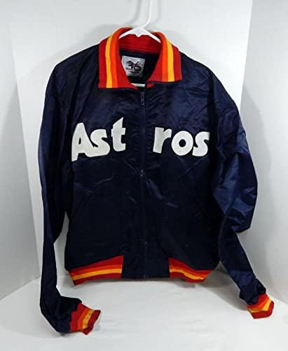 1980'lerin Sonu 1990'ların başı Houston Astros 36 Oyun Kullanılmış Donanma Ceketi XL DP32905 - Oyun Kullanılmış