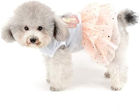 SELMAİ Tavşan Gömlek Prenses Bling Tül Tutu Elbise Küçük Köpek Kedi Köpek Kıyafetleri Paskalya Kostüm Yorkie Chihuahua