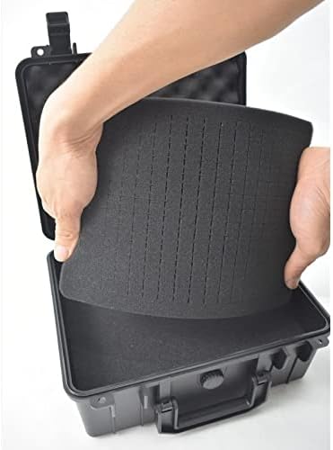 BKDFD Güvenlik Alet alet kutusu ABS plastik saklama kutusu Ekipman alet çantası Açık Bavul İçinde Köpük ile (Renk