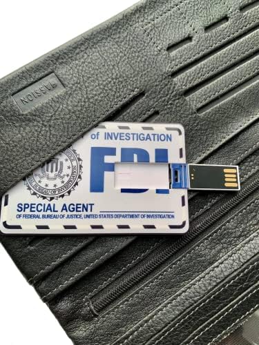 USB flash sürücü 64GB flash sürücü yüksek hızlı USB sürücü USB 2.0 Memory Stick FBI / CIA KİMLİK Kartı Sertifikası