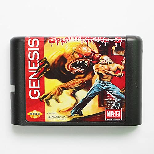 Splatterhouse Bölüm 3 16 bit MD Oyun Kartı İçin Sega Mega Sürücü Genesis