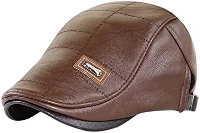 Kadın Kemancı Kap Newsboy Şapka Cabbie Şapka Bere erkek Ayarlanabilir Klasik Newsboy Şapka Sürüş Avcılık balıkçı şapkası