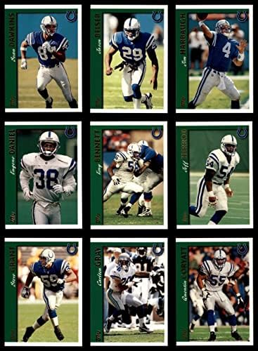 1997 Topps Indianapolis Colts Neredeyse Tamamlandı Takım Seti Indianapolis Colts (Set) NM / MT Colts