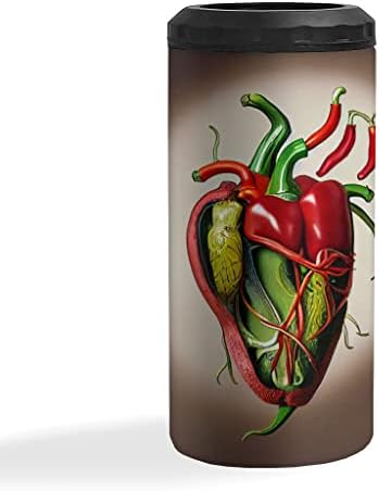 Biber Yalıtımlı İnce Kutu Soğutucu-Kalp Anatomisi Soğutabilir - Aşk Yalıtımlı ince kutu Soğutucu