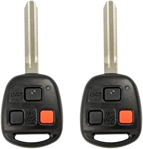 Keyless2Go için Yedek 3 Düğme Uzaktan Kafa Anahtarı Toyota HYQ1512V 4C Çip 89070-60090