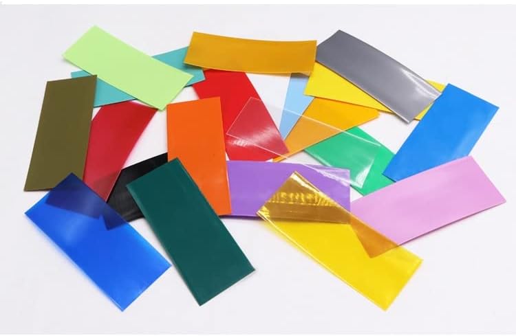 Isı borusu Shrink PVC ısı büzülebilen manşon paket AAA pil koruma kılıfı Birçok renk mevcuttur - (Renk: turuncu, iç