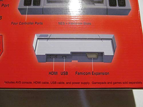 AVS Gelişmiş Video Sistemi Konsolu, HDMI üzerinden HD olarak NES Nintendo Eğlence Sistemi kartuşlarını oynatın