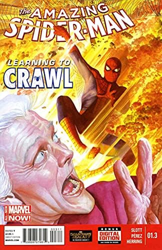 İnanılmaz Örümcek Adam, (3. Seri) 1.3 VF/NM; Marvel çizgi romanı / Alex Ross'u Taramayı Öğrenmek