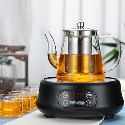 Kalın Demlik Pot ısıya Dayanıklı cam çaydanlık Bardak Filtre ile çiçek çayı Pot Oolong Puer (Boyut: 950 ML)