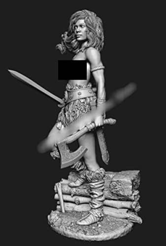 Goodmoel 54mm Antik Kadın Savaşçı Reçine Şekil Kiti, Demonte ve Boyasız Minyatürleri / XA-0595