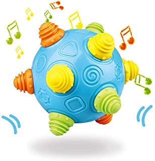 Bebek Müzik Sallamak Dans Topu Oyuncak, BPA Ücretsiz Zıplayan Duyusal Gelişim Topu Erkekler ve Kızlar için