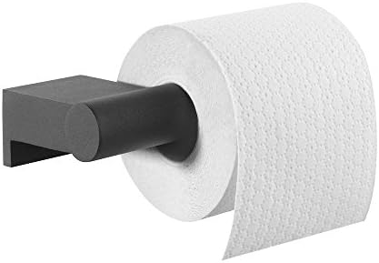 Tiger Bold Tuvalet Kağıdı Tutucusu, Paslanmaz Çelik, Siyah, 16,8 x 4,2 x 8,5 cm