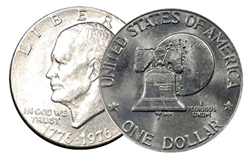 1976 D Tipi 2 BU Kaplı Dolaşımsız Eisenhower Doları